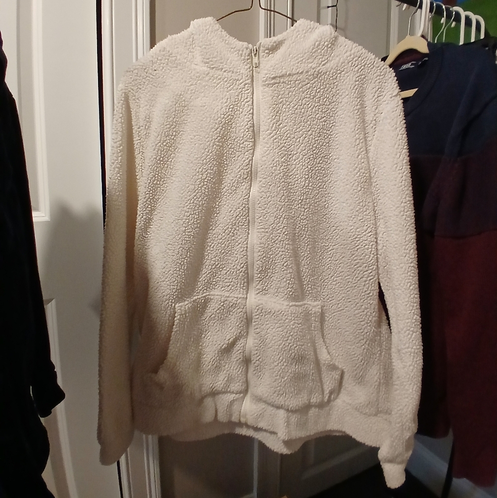 Sherpa Zip Up Hoodie 👕